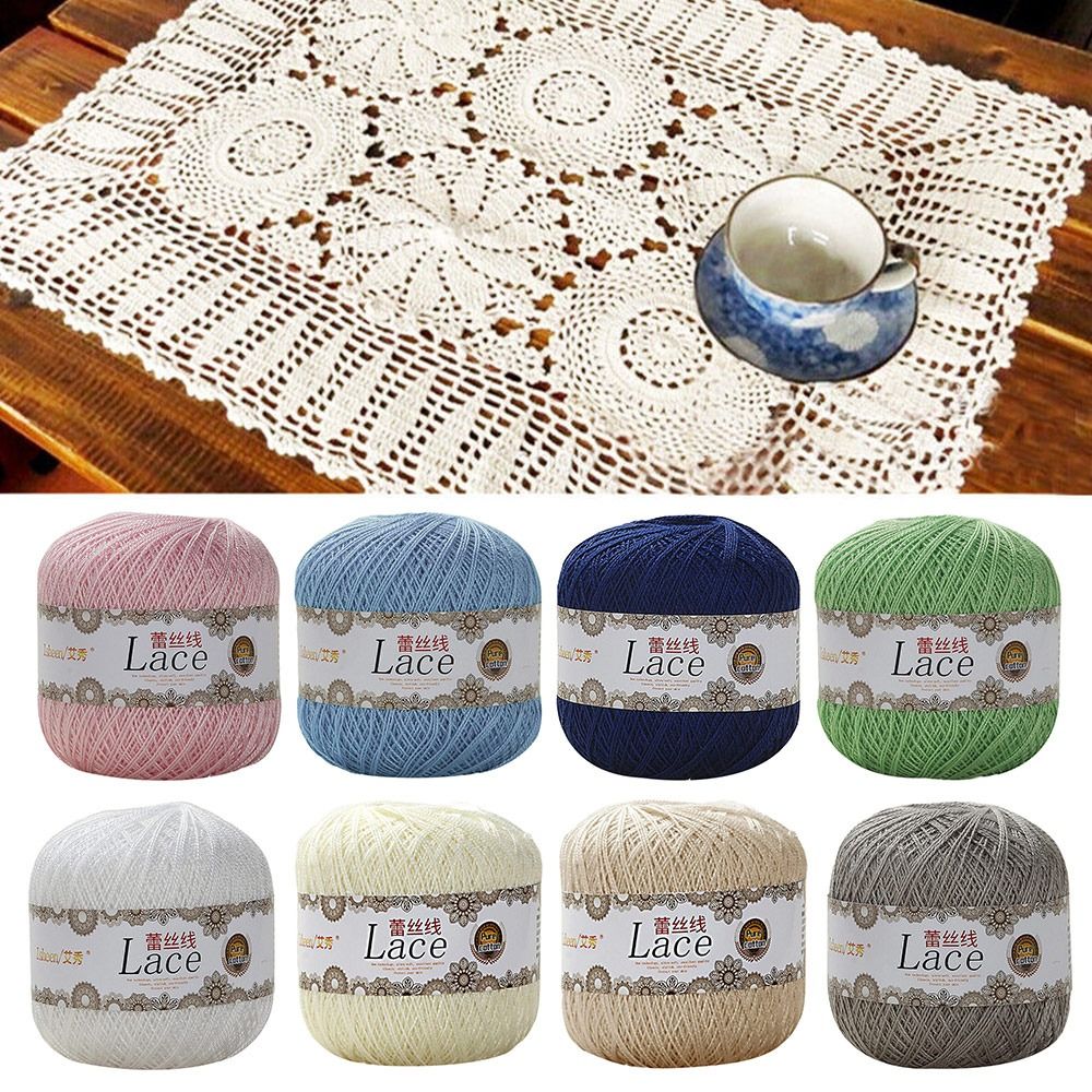 Cotton Embroidery Thread Skeins - Hilo de encaje de algodón suave,