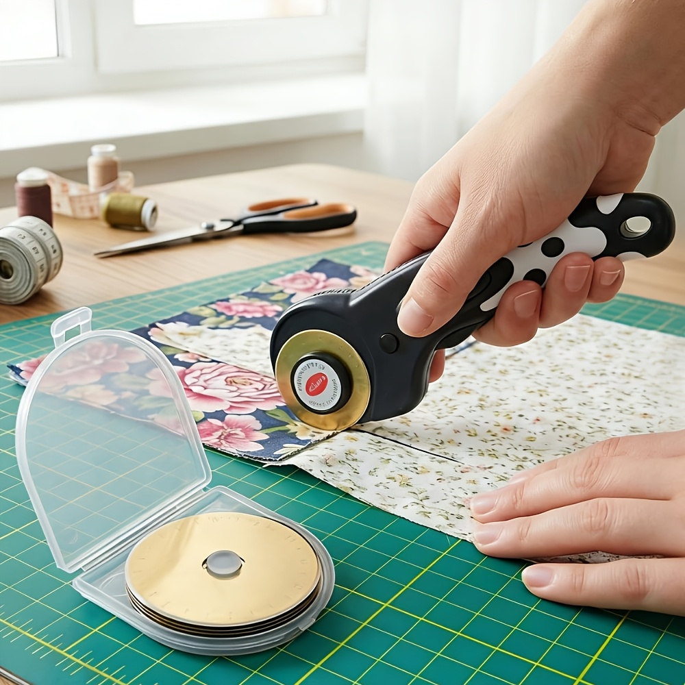 Rotary Cutter For Fabric 45Mm - Cuchillas de corte rotativas recubiertas de