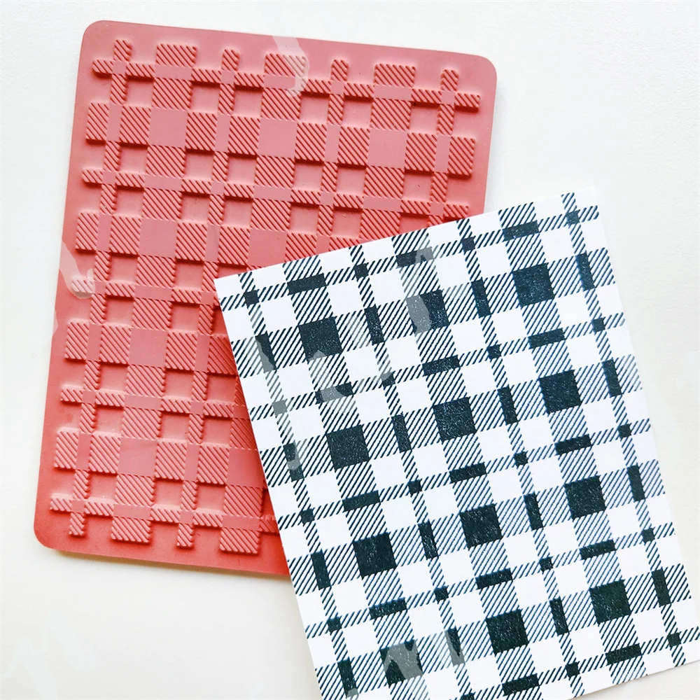 Sello de fondo de franela, nue - Clear Silicone Stamps For Card Making reseña y precio