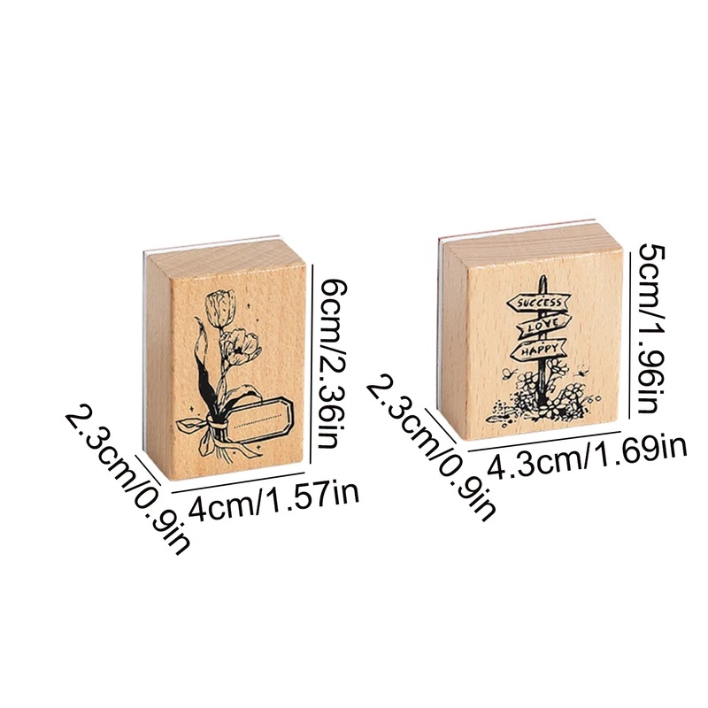 Sellos de goma de madera de es - Scrapbooking reseña y precio