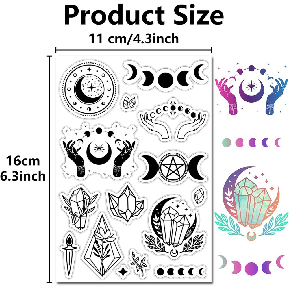 Sello de goma de cristal de fa - Clear Silicone Stamps For Card Making reseña y precio
