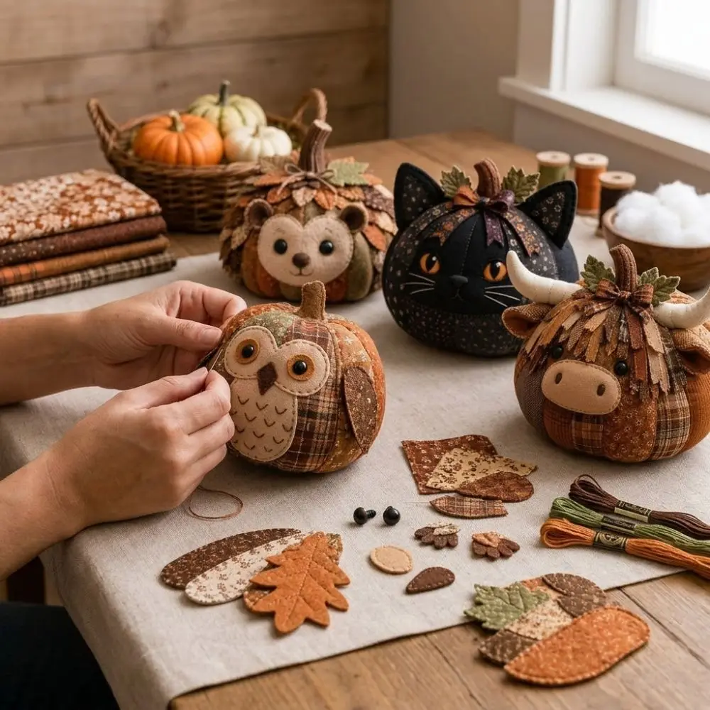 Kit de tela de calabaza de est - Sewing reseña y precio
